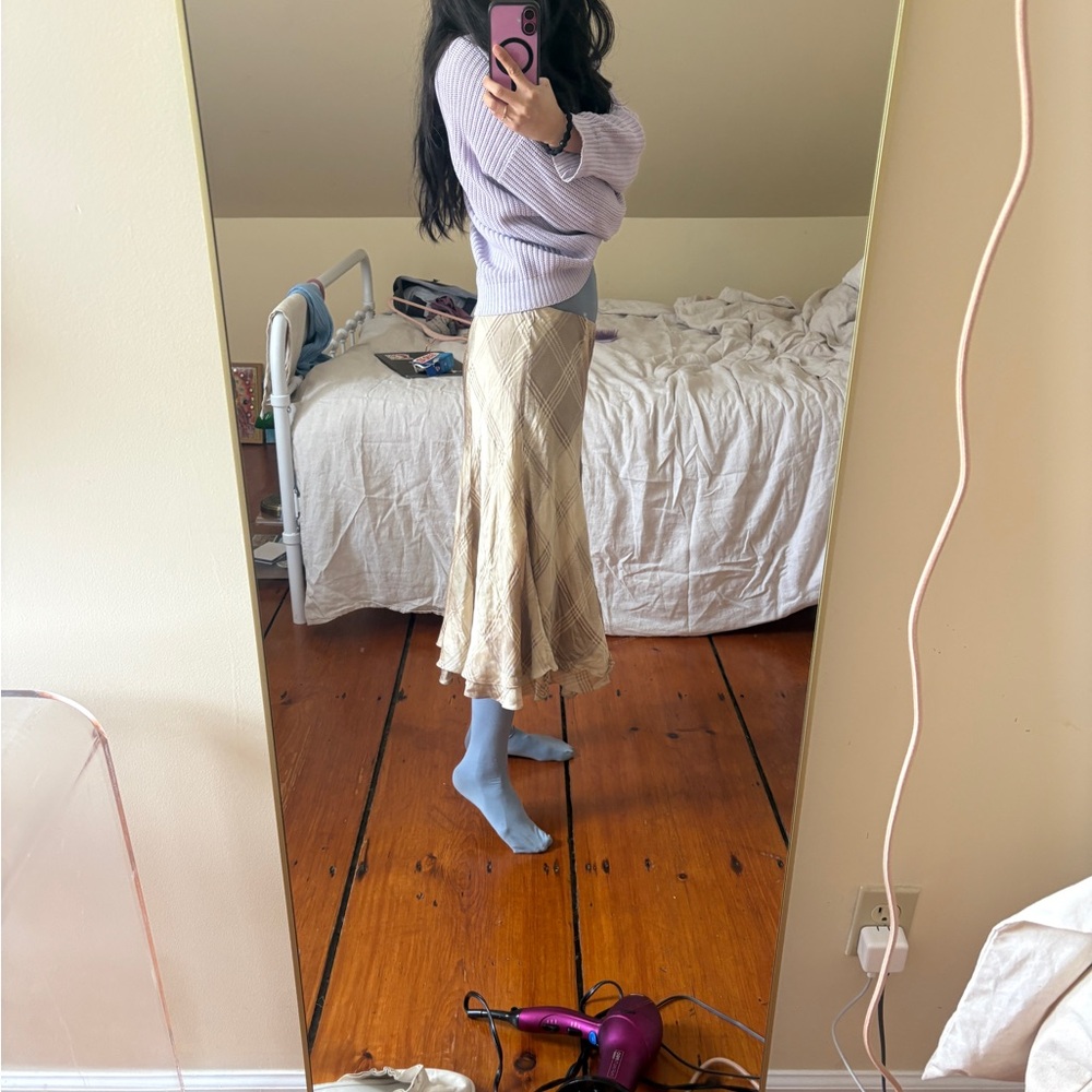 Ralph Lauren Beige Midi Skirt